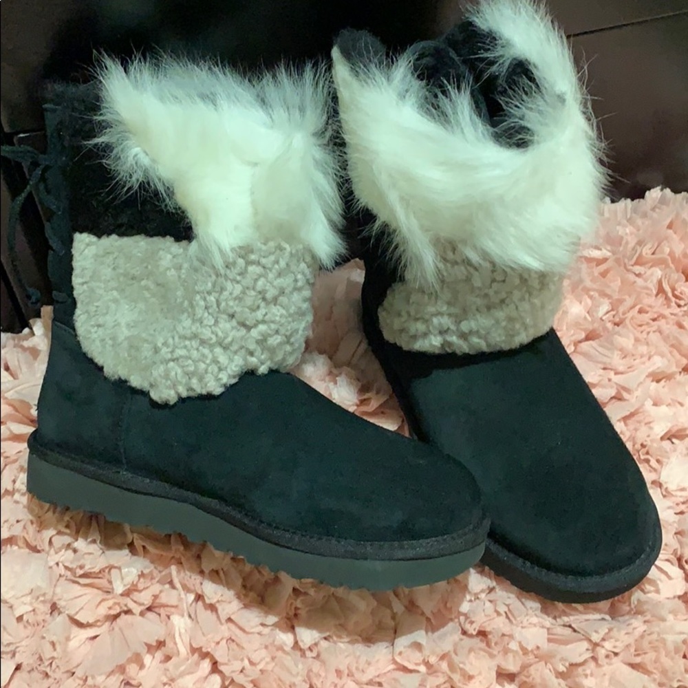 Ugg classic patchwork fluff boots nwt NWT - image 2
